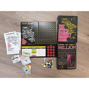 The Stock Market Game Anyone Can Make A Million Board Game 1960 Avalon Hill Comp
